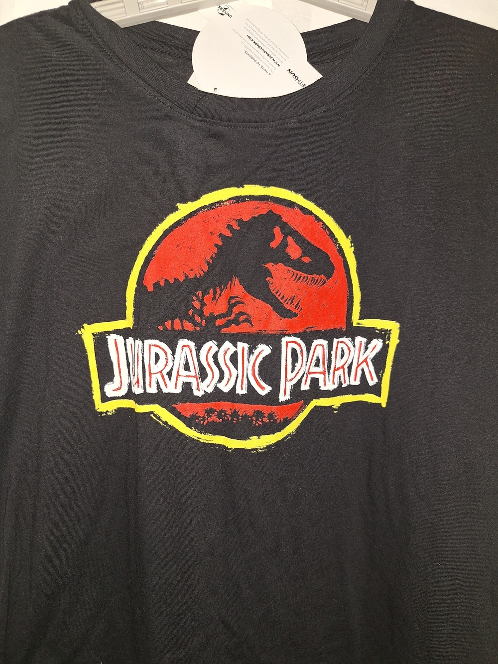 Jurassic Park Black Graphic Tee for Woman - Picture 2 of 5